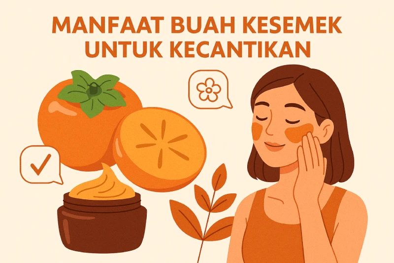 8 Manfaat Buah Kesemek untuk Kecantikan Kulit Alami