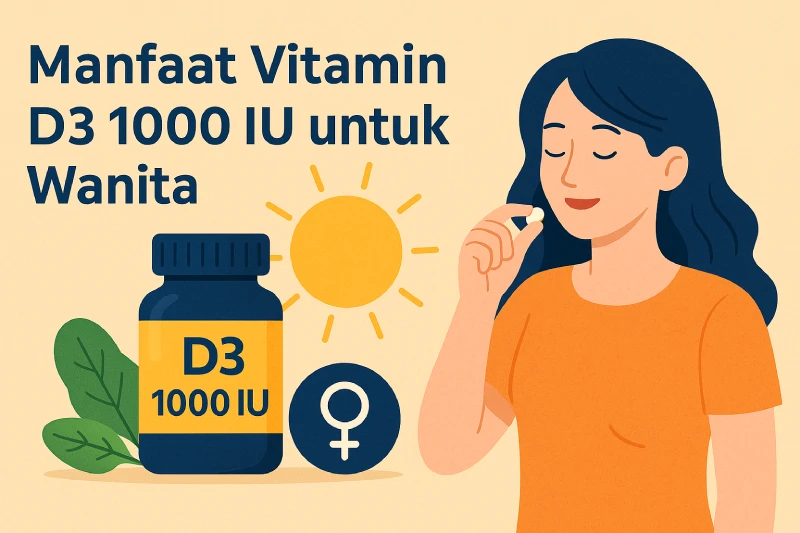 7 Manfaat Vitamin D3 1000 IU untuk Wanita
