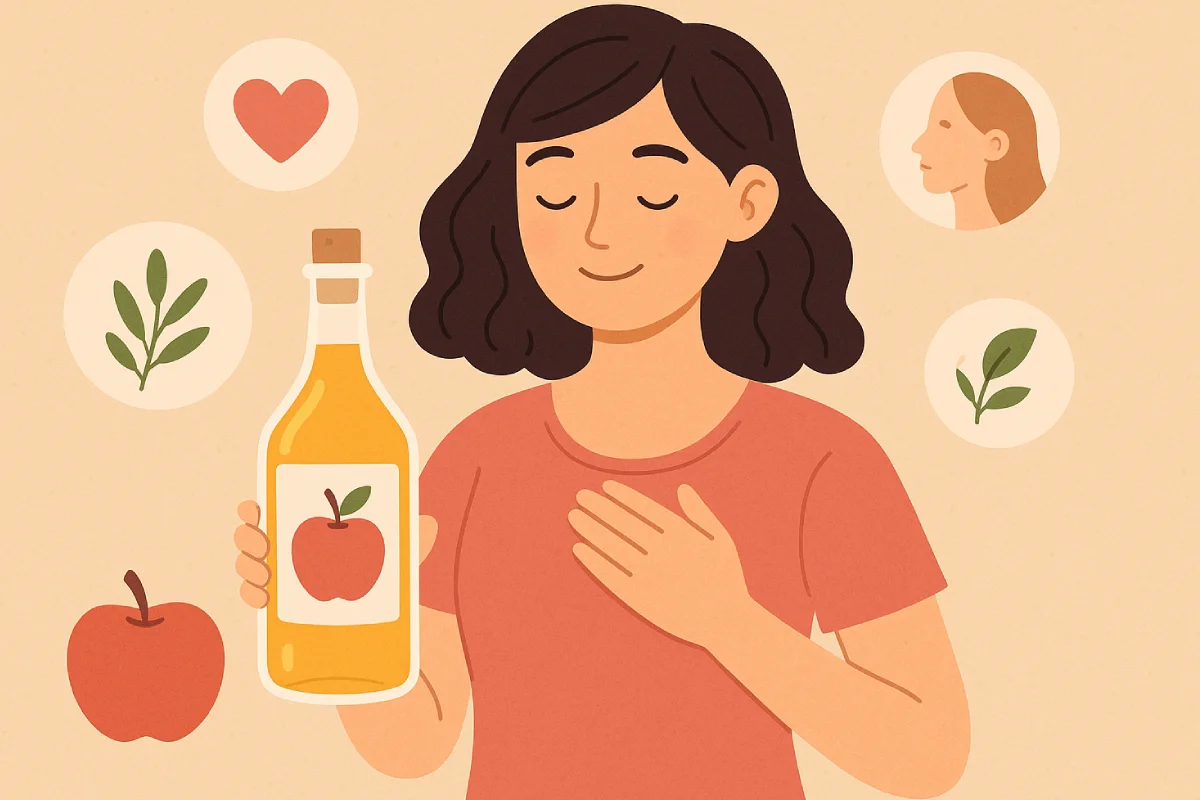 Manfaat cuka apel untuk wanita jadi solusi alami untuk menjaga keseimbangan tubuh, memperkuat daya tahan, hingga mendukung perawatan kecantikan kulit secara holistik dalam rutinitas harian yang sederhana.