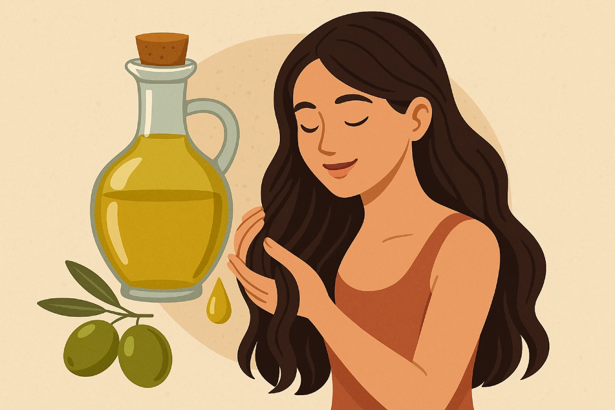 manfaat minyak zaitun untuk rambut