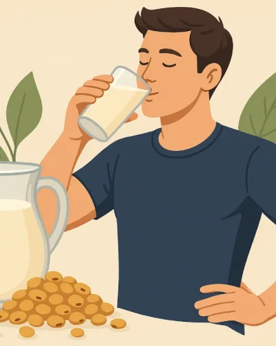 Manfaat susu kedelai untuk pria tidak perlu diragukan, kaya akan isoflavon, serat, dan rendah lemak jenuh, menjadikannya pilihan sehat untuk mendukung gaya hidup aktif dan keseimbangan hormon secara alami.