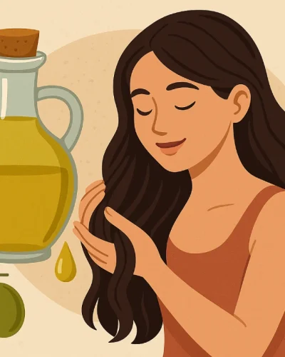 manfaat minyak zaitun untuk rambut